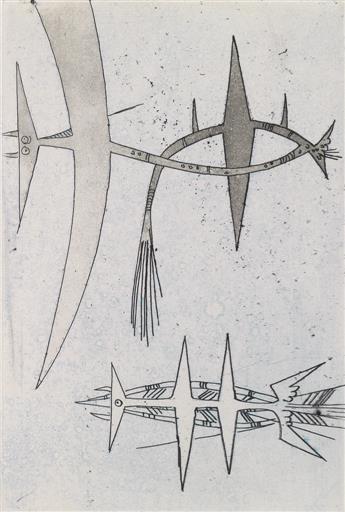 WIFREDO LAM Le Rempart de Brindilles by René Char.